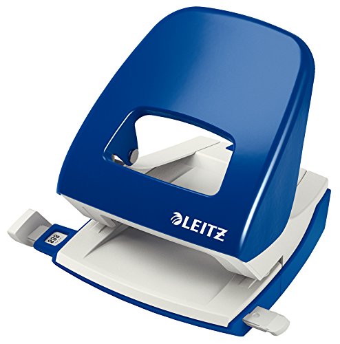 Leitz NeXXt 50081001 - Perforadora (2 agujeros), 30 hojas de capacidad, Azul,